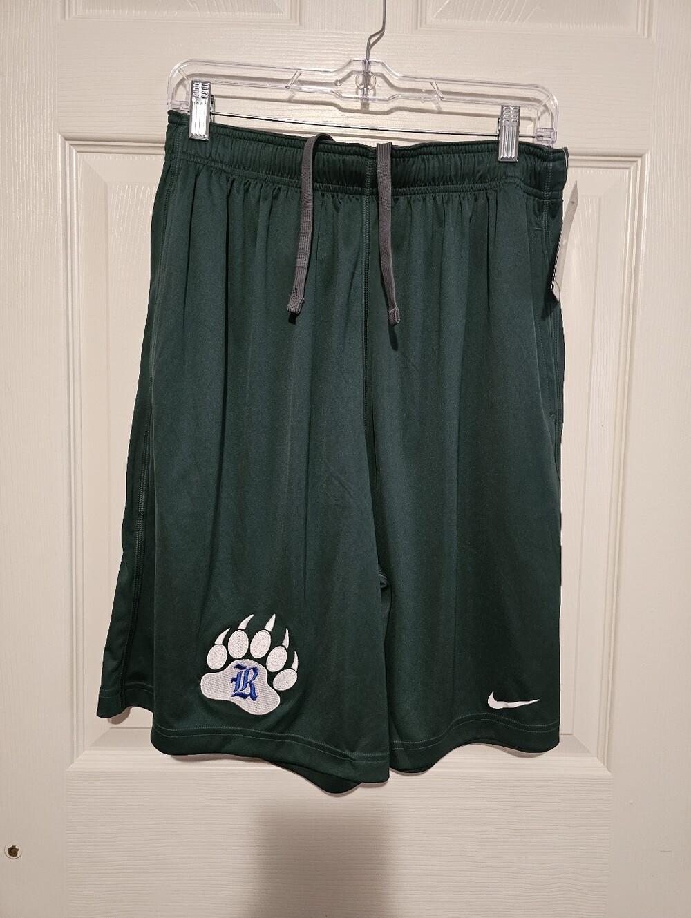 Nike Men’s Forest Green Athletic Shorts Riverbend High School NWT Sz L